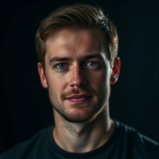 Portrait of Ben Carter, Lead Video Editor and Post-Production Supervisor at Aetherium Studios.